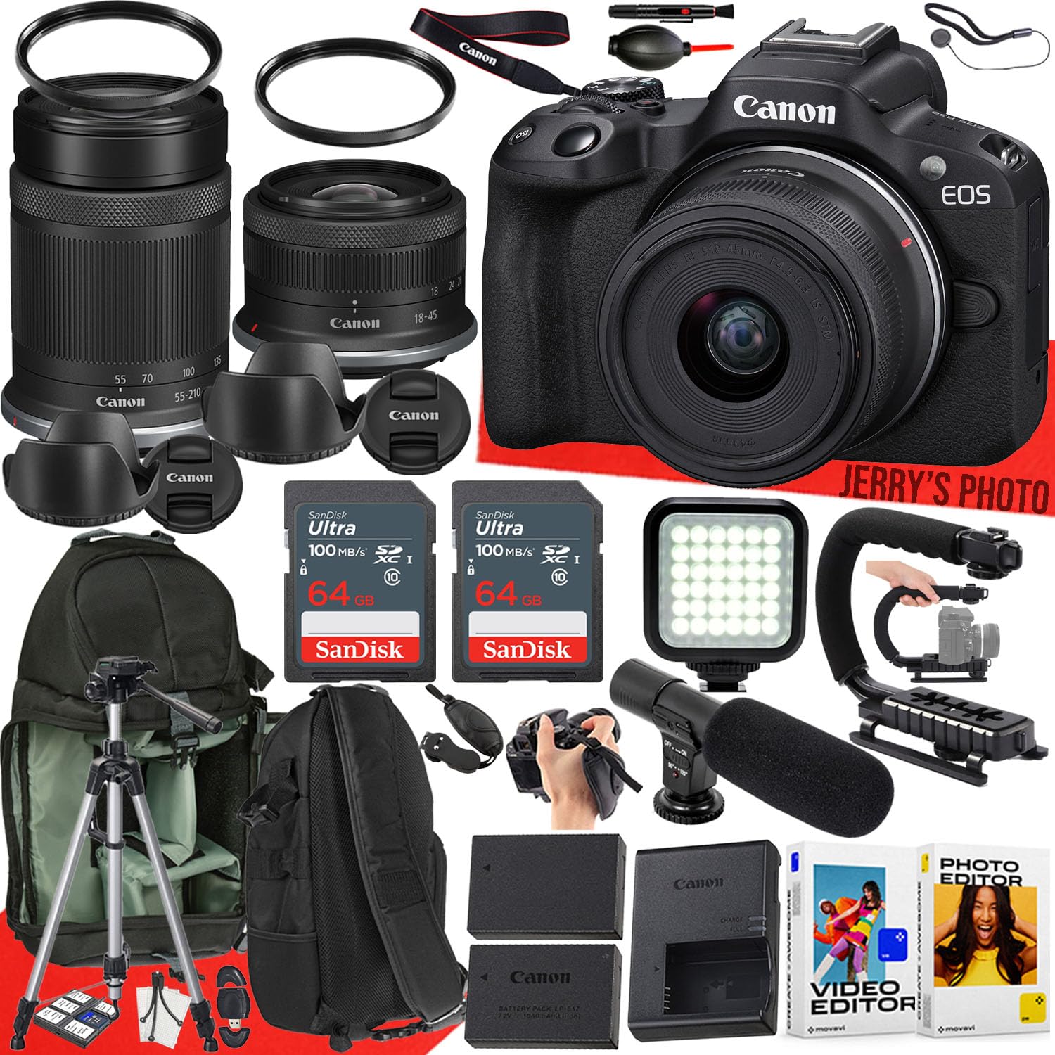 Amazon.com : Canon EOS R50 Mirrorless Camera with RF-S 18-45mm f